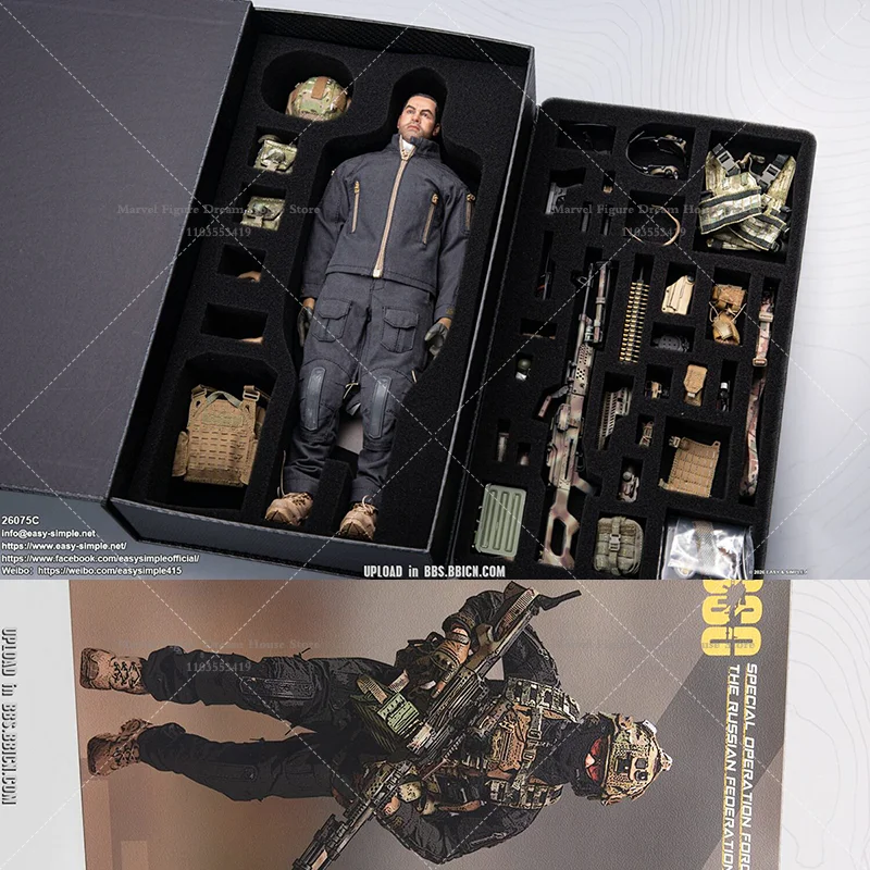 1/6 Scale Special Forces Shooting Range Training Look 12-inch Full Set Action Figure Soldier Hot Sales EASY&SIMPLE ES 26075C