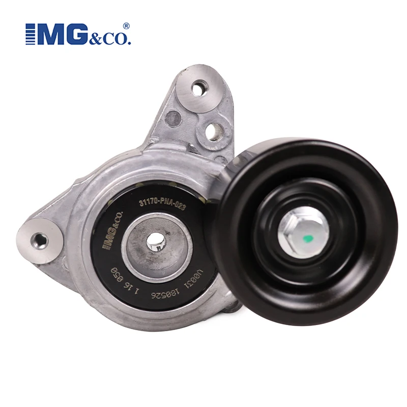 IMG Serpentine Drive Belt Tensioner OE：31170-PNA-023  For HONDA ACURA Serpentine Drive Belt Tensioner Pulley 31170RAAA01