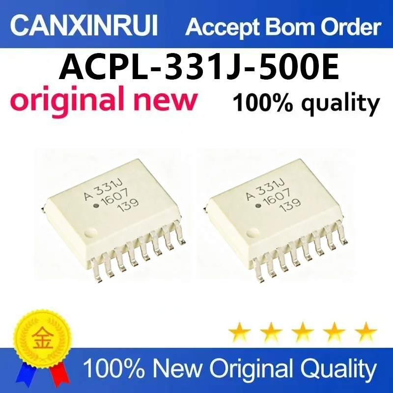 (5pcs-100pcs)Brand new original ACPL-331J-500E SOIC-16 IGBT gate driver optocoupler chip
