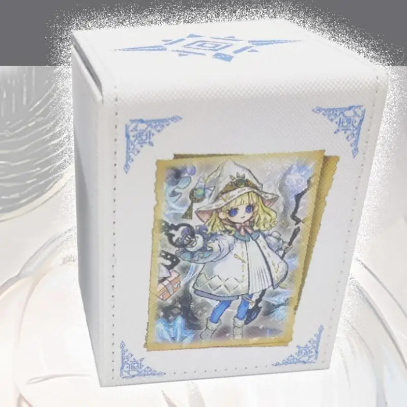 Yu-Gi-Oh Card Case Risette Asteria of The White Woods Tcg Diy Leather Action Toy Figures Anime Game Collection Storage Box