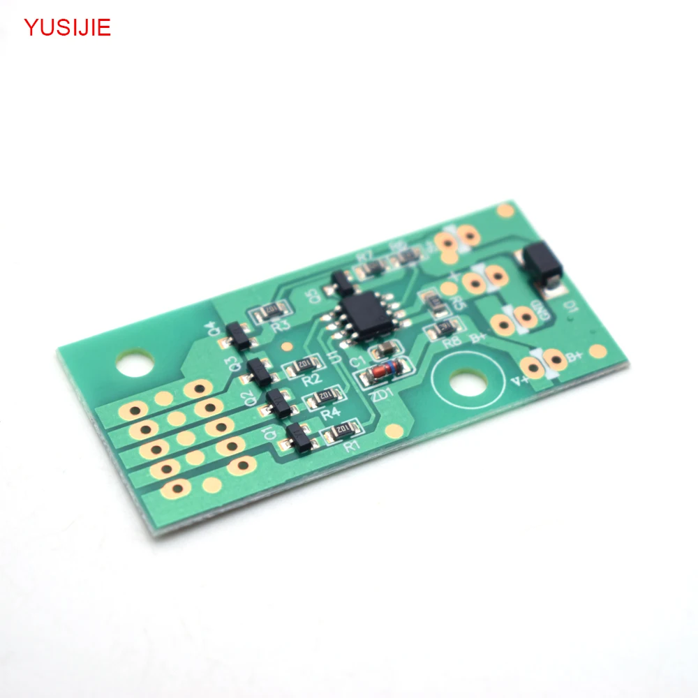 Yusijie-420 solar rechargeable red and blue LED strobe light module 4-way warning light highway warning light flashing