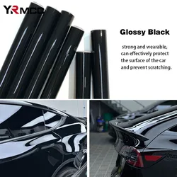 Car Sticker Glossy Black Protection Decoration Stickers Waterproof Anti Scratch Film for Auto Body Computer Decoration Decals