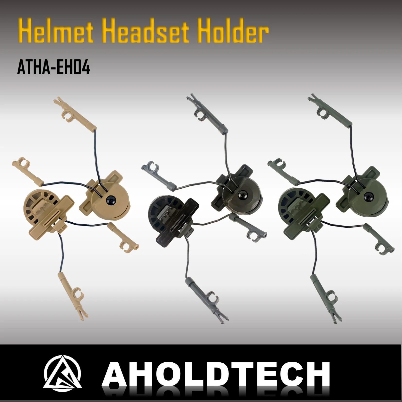 Aholdtech Tactical Headset Bracket Wendy M-LOK Rail Adapter for COMTAC I II Series Noise Cancelling Headphone