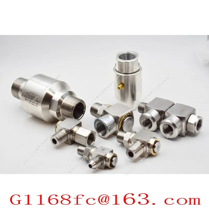 Pressure Int, Hydraulic Oil Pipe Rotary, Stainless Steel Straight Through High-pressure Pipe Reel Joint