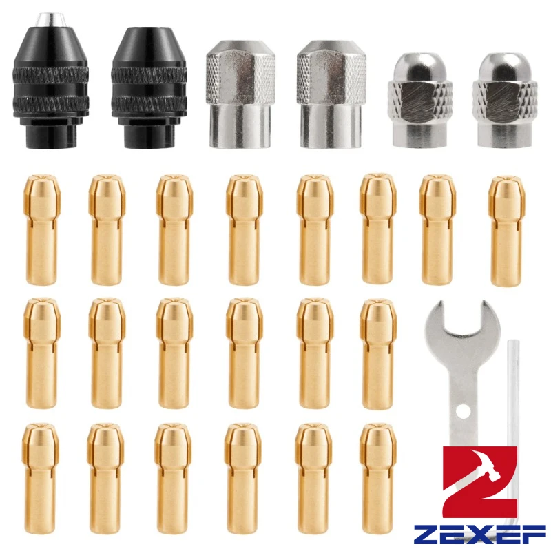 28Pcs Drill Chuck C…