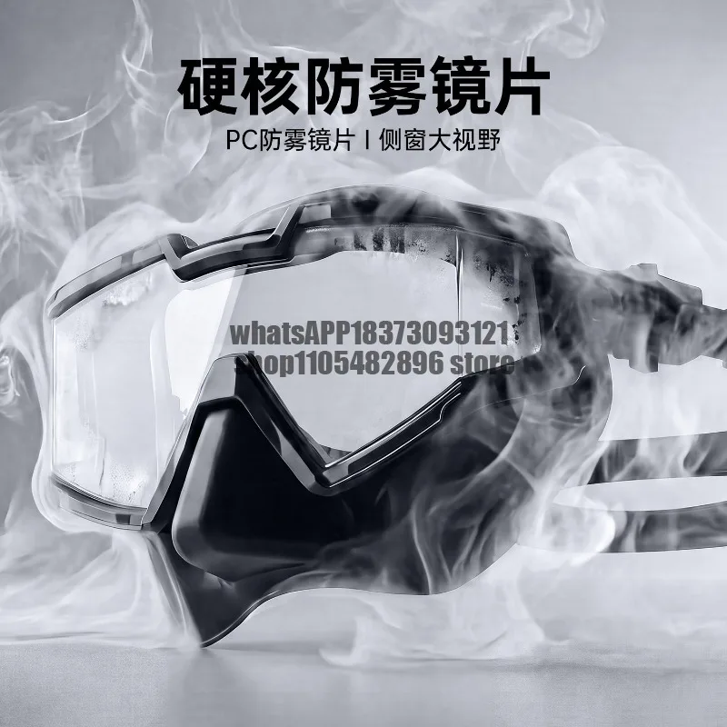 Mask Large field of view Anti-fog diving mask Full dry swimming Nose protection Anti-choking breathing tube