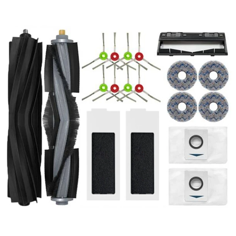 

Набор аксессуаров для пылесоса Ecovacs Deebot T20 OMNI/T20/T20 Max/T20 Pro, основная и боковая щетки, коврик для швабры, HEPA-фильтр, пылесборник