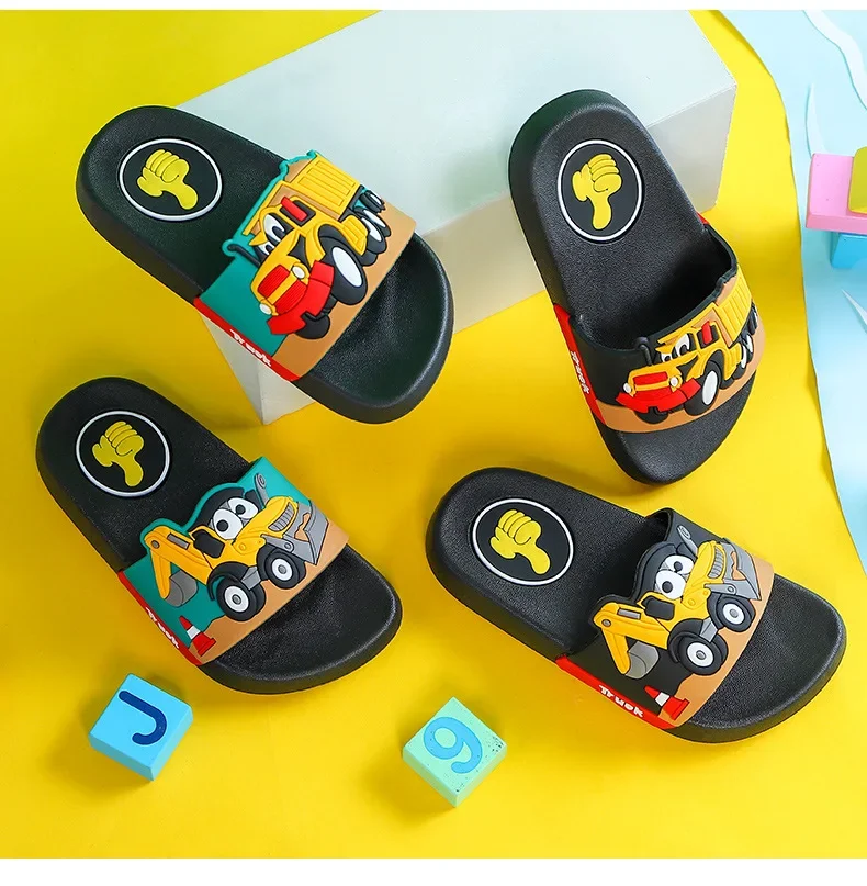 2026 Kinder Anti-Rutsch Badeschuhe Jungen Hausschuhe PVC-Material Bequeme Weiche Sohlen Leicht Anzuziehen – Detail 21