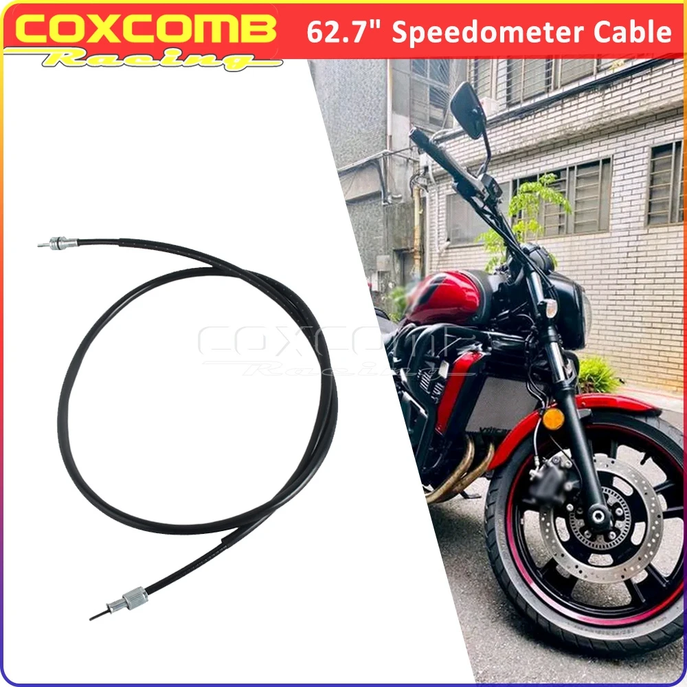 

62.7" 160CM 160MM Speedometer Cable Motorbike Speed Gauge Wire For Kawasaki VN650S VN 650S Instruments Line Stainless Braided