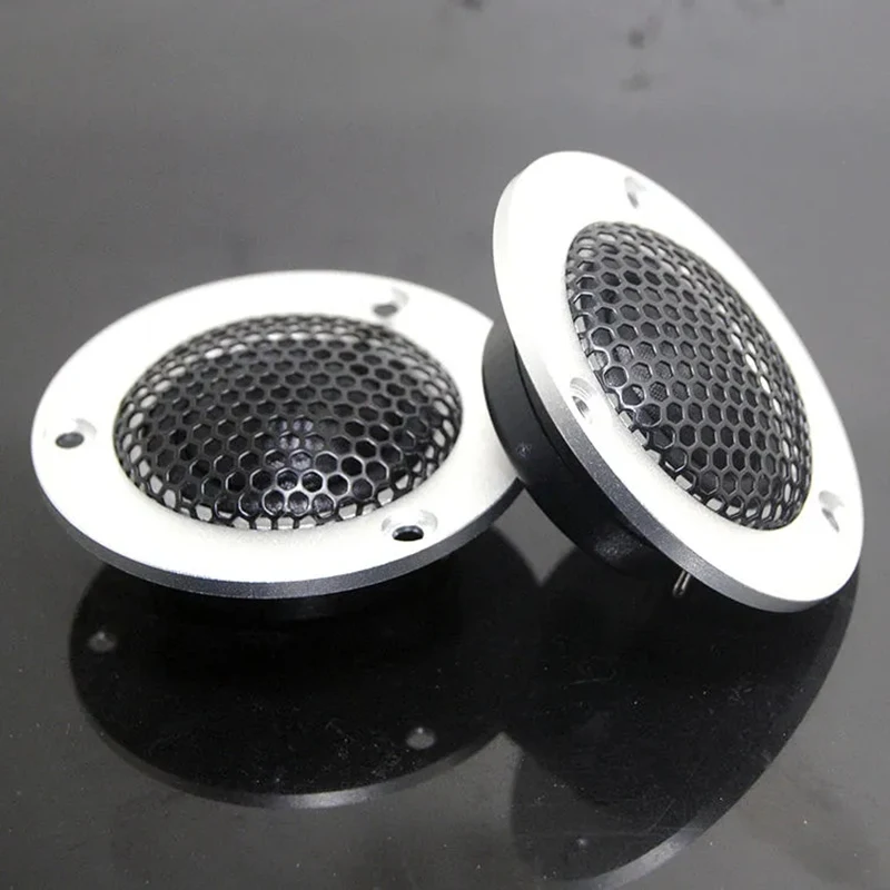 

Fever-class Car Tweeter Cone-shaped Horn General-purpose Silk Film Car Audio Modified Tweeter Silver Package