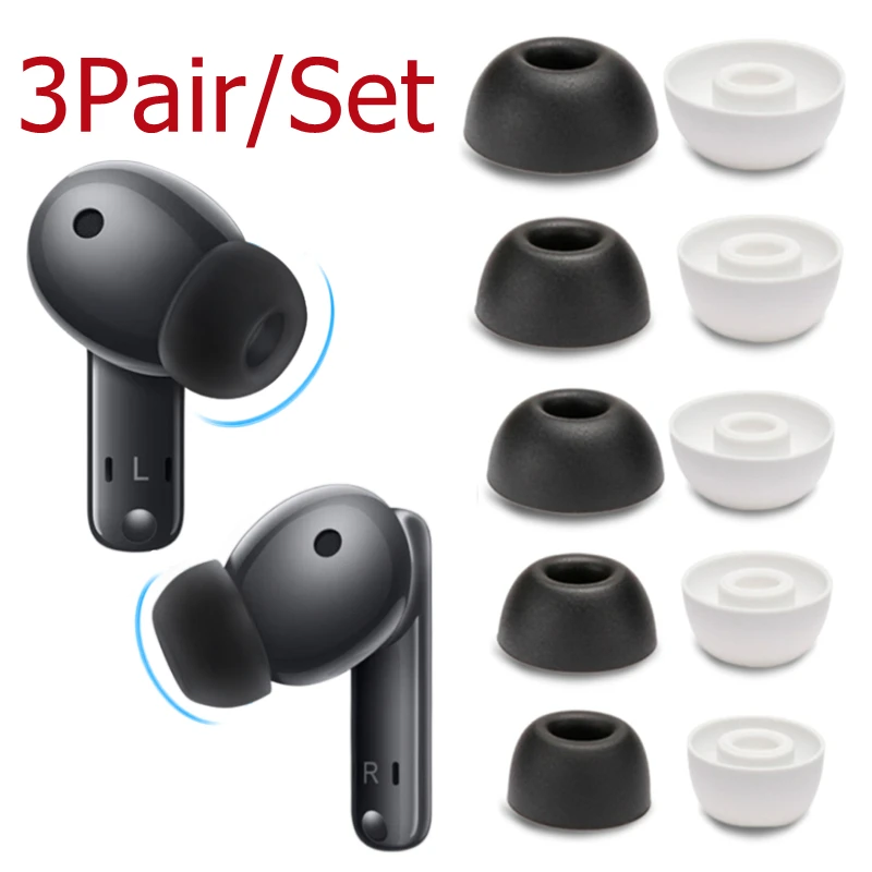 Eartips for Huawei FreeBuds 4i/5i Soft Silicone Earbuds Earphone Earplug Cover Headphone Ear Tips for FreeBuds 5i L M S Size New