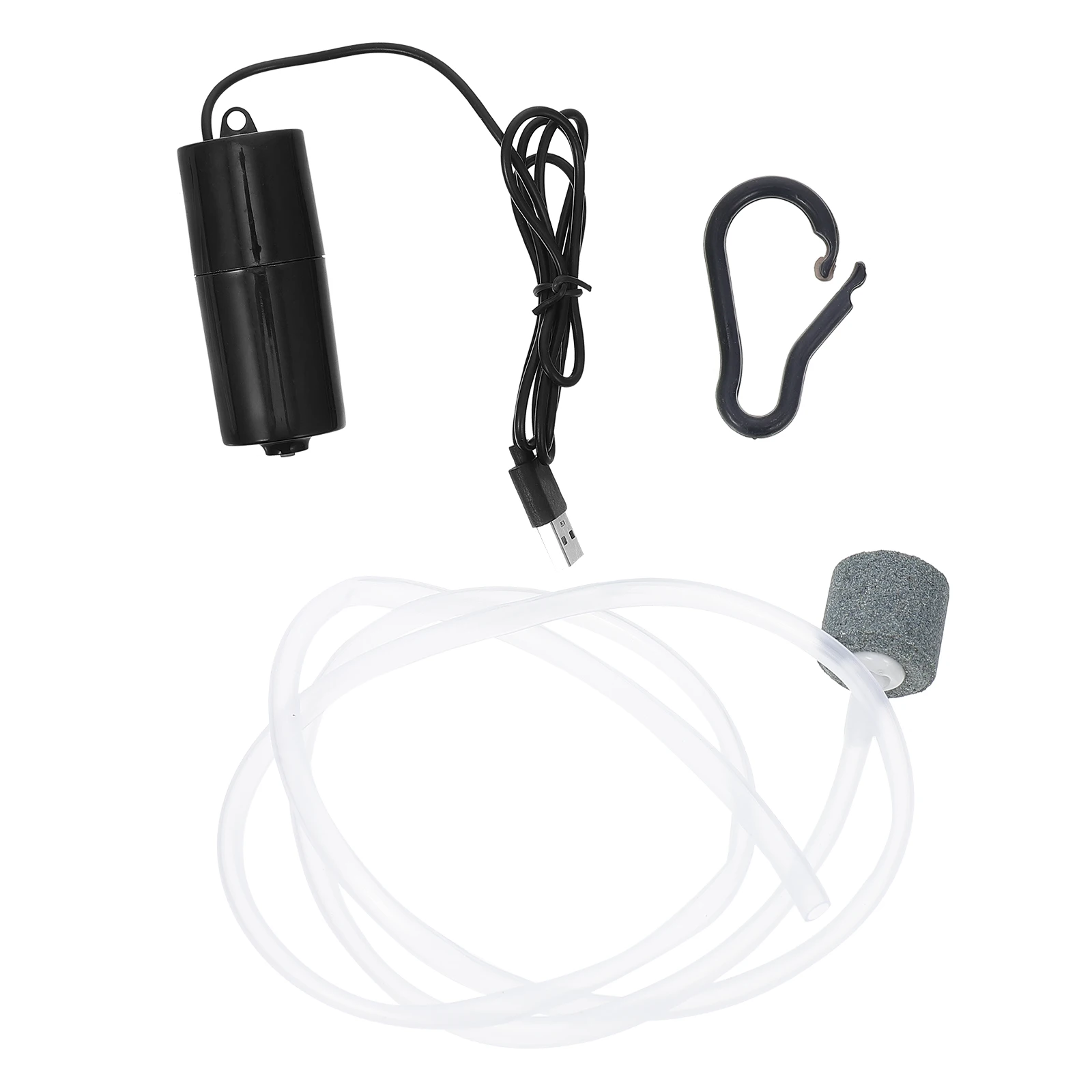 

Oxygen Pump for Fish Tank USB Aquarium Air Pump Small Size Lightweight Portable Random Color Pet Supplies Home