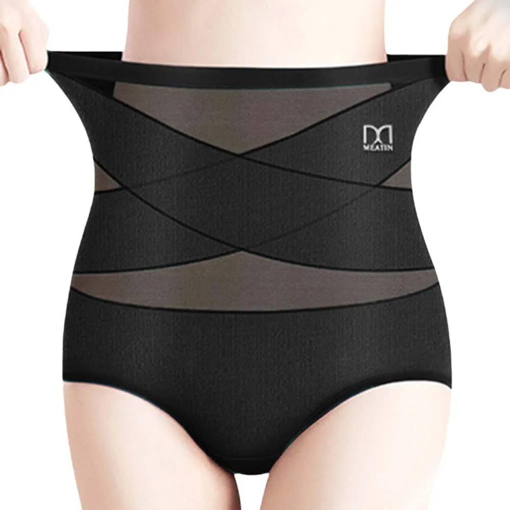 

High Waist Postpartum Body Shaper Shapewear Cotton Seamless Underpants Large Size Panties Waist Trainer Tummy Control Underwear