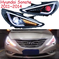 HID,2011~2014,Car Styling,Sonata Headlight,Solaris,accent,Elantra,Genesis,i10,i20,santa fe,tucson,lantra;Sonata head lamp