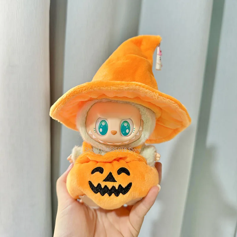 

Labubu I II Idol Dolls Halloween Clothing Plush Doll'S Clothes Outfit Accessories For Korea Kpop Exo Sitting Party Pumpkin Suit