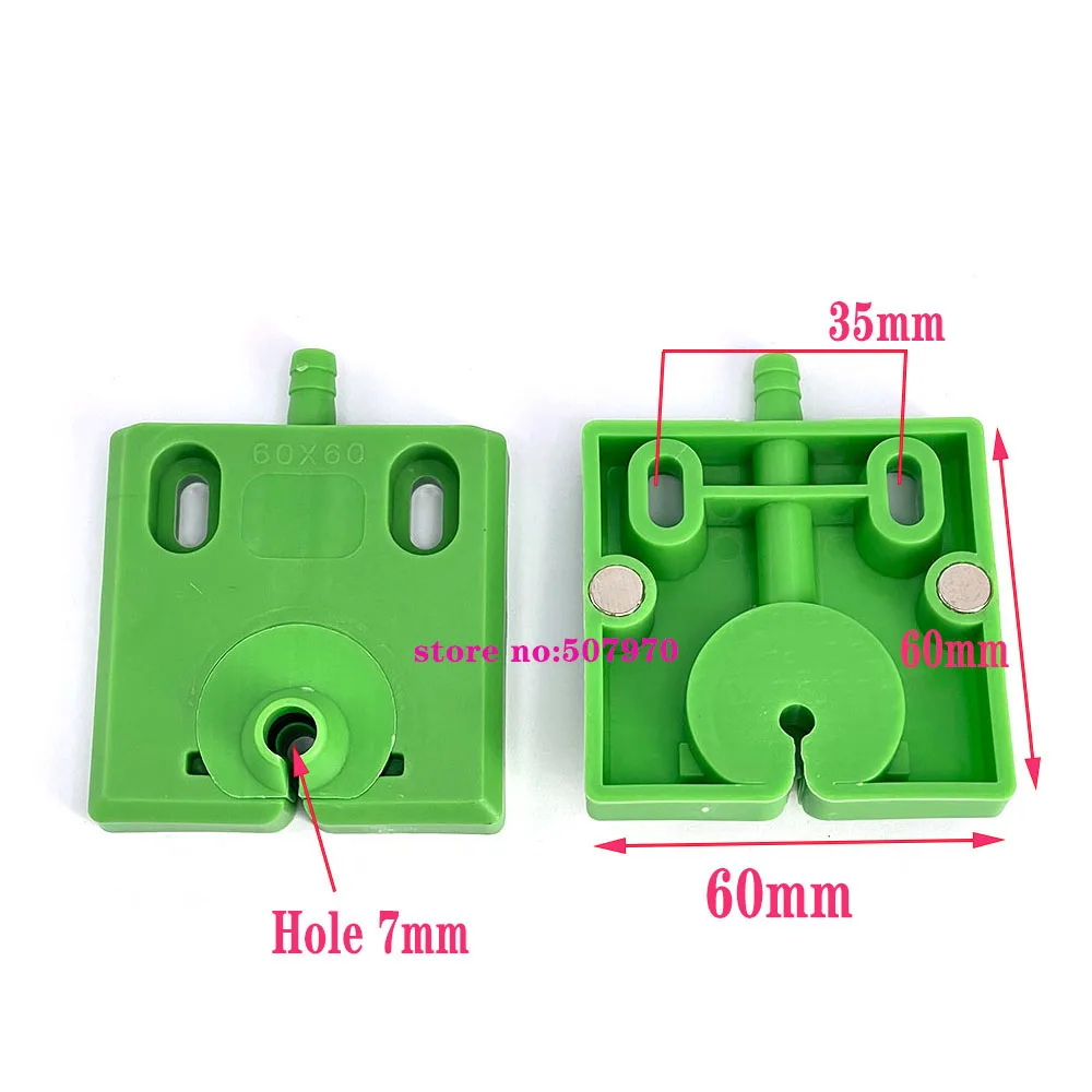 EDM Wire Cut Parts Plastic Water Panel 50*50*7mm Cooling Plate With Magnet  for Wire Cutting Machine