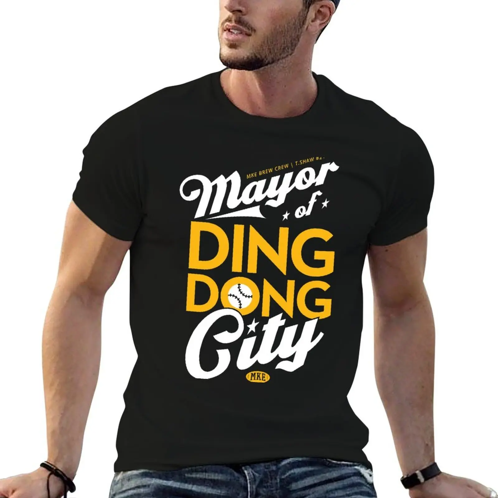 

Travis Shaw - Mayor of Ding Dong City T-Shirt man graphic t shirt man t shirt graphic T-Shirt