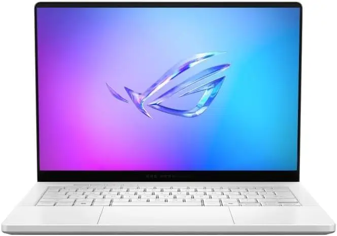 

Игровой ноутбук ASUS ROG Zephyrus G14 14 3K OLED 120Hz Copilot PC с процессором AMD Ryzen AI 9 HX 370, видеокартой RTX 5080, 32 ГБ ОЗУ, 2 ТБ SSD, цвет Platinum White