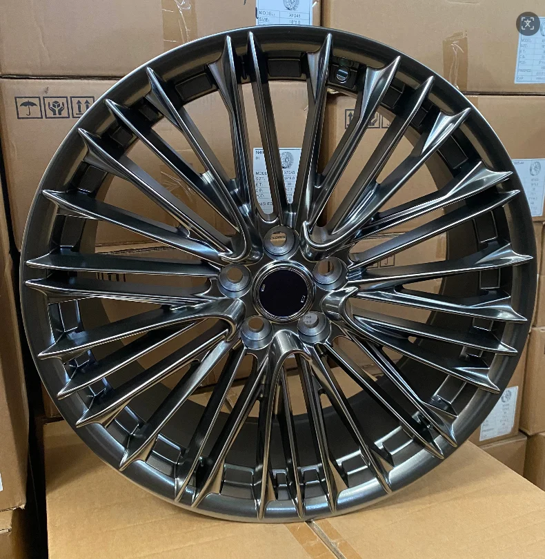 20 Inch Multi Style Multi Spoke Alloy Wheels Rims Gunmetal Gloss Black Machined 5x112 5x114.3 5x120 Sport OEM Replica Rims
