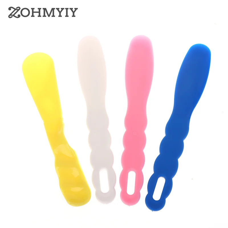 1Pc Dental materials Plastic mixing knife Plastic Mixing Knife Dental Disposable Plastic Spatulas Cement Powder Mold Material