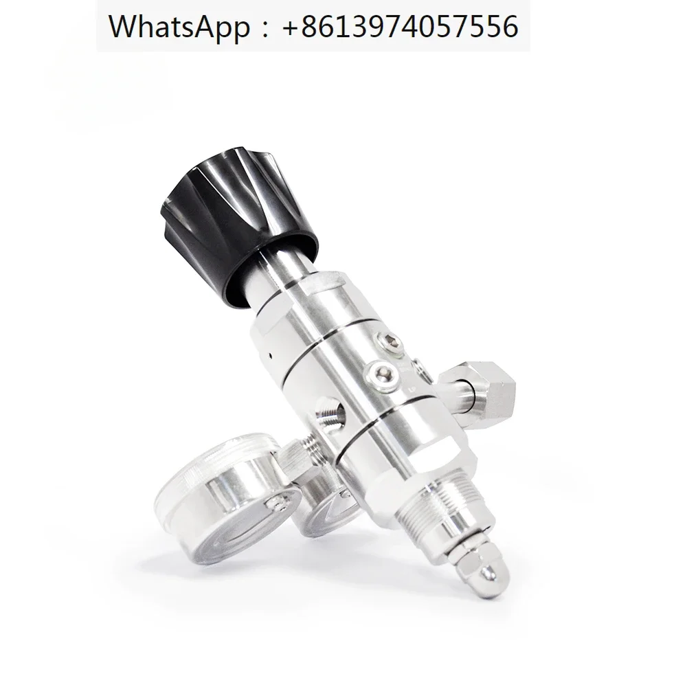 Stainless Steel High Pressure Dual Atage High Quality CO2 Argon Nitrogen Helium Propane Pressure Reducing Valve