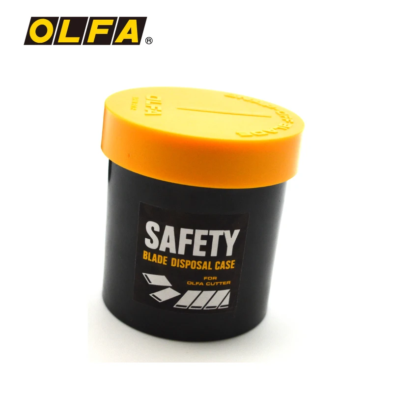 Olfa-caja de eliminación de cuchillas de seguridad, contenedor de seguridad a presión, herramienta para pargo, caja de cuchillos, DC-1/133K