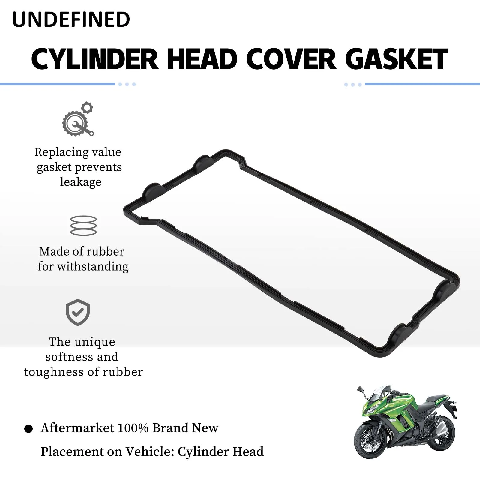 Cylinder Head Cover Gasket For Kawasaki ZX1000 Ninja ZX-10R ZX10R 2004 2005 2006 2007 2008 2009 2010 11061-0223