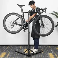 WEST BIKING-Multipurpose Bike Repair Stand, Foldable Bicycle Display Stand, Professional Bike Maintenance Wall, Floor Racks
