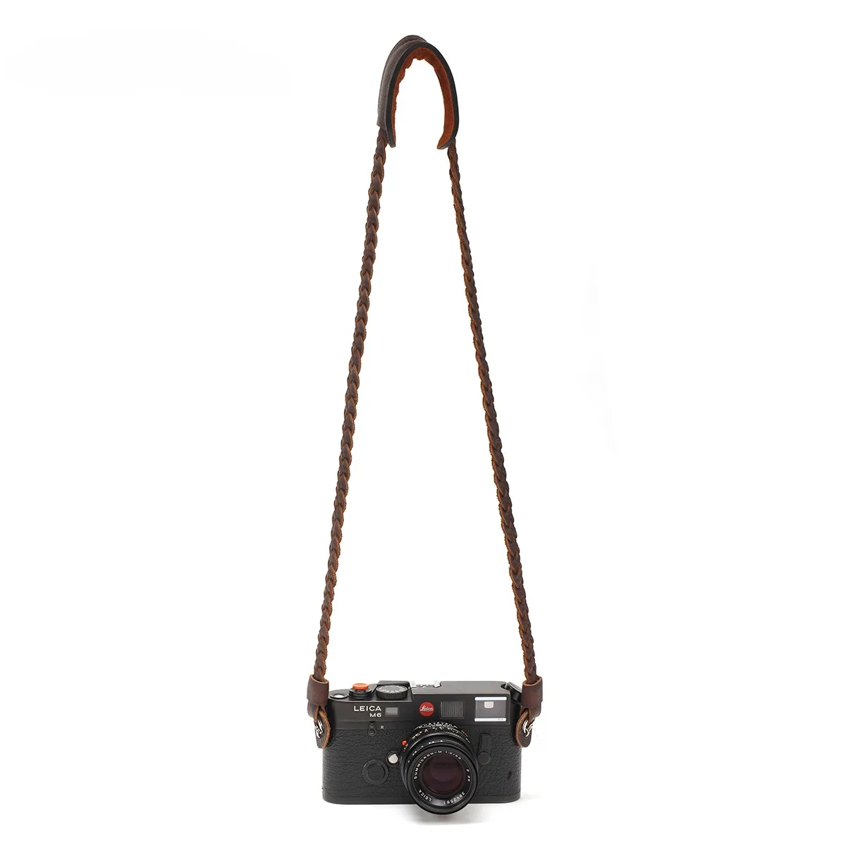 Camera Neck Strap Micro Single Braided Lanyard Digital Retro Lanyard SLR Leica Fuji Cowhide Shoulder Strap Camera Accessories