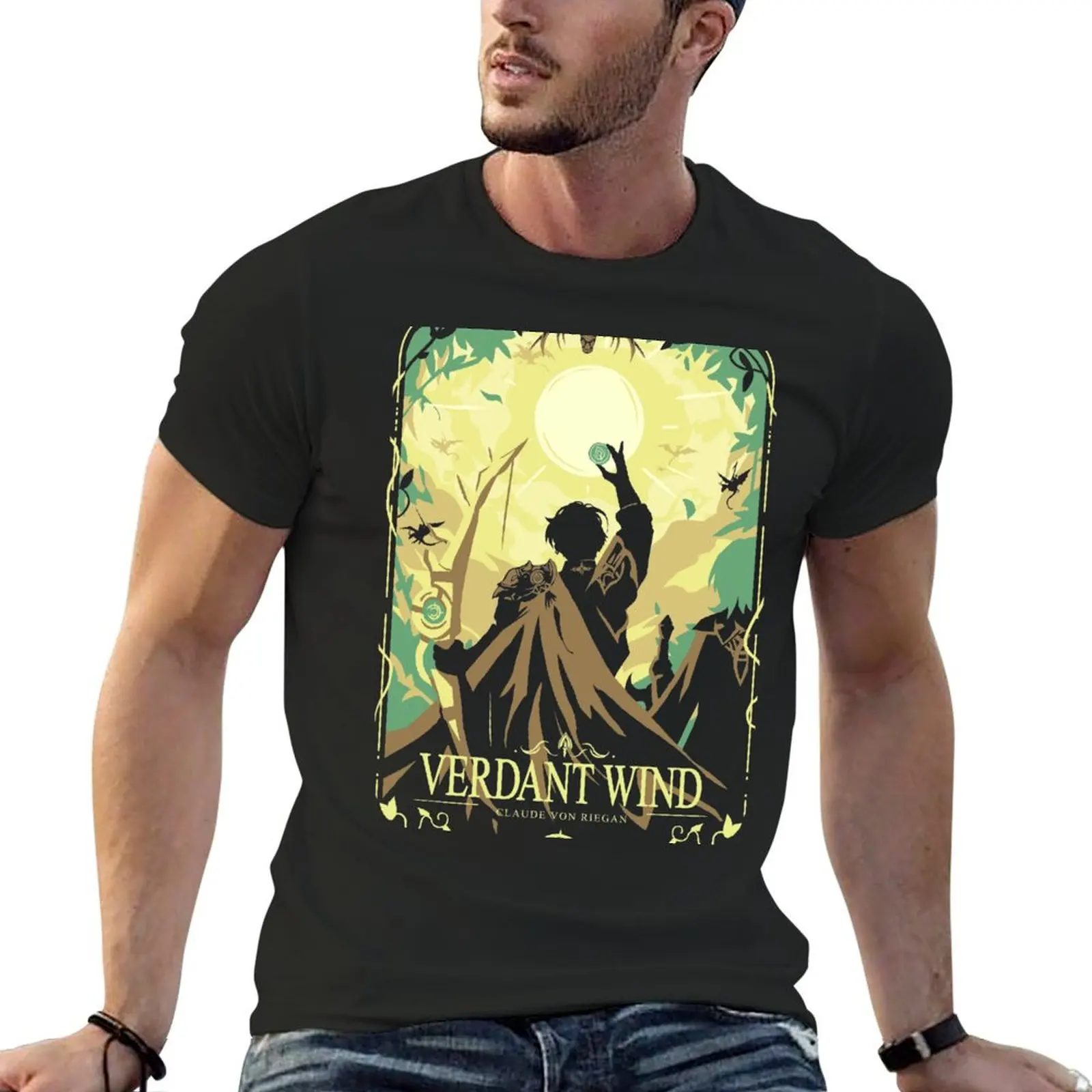 Verdant Wind T-Shirt custom t shirt graphic tee shirt customs custom shirt oversized t men