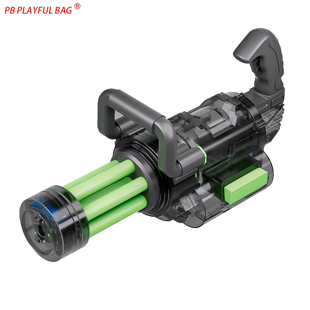 2025 Rotate Water Gatling Gun With Water Tank Backpack Summer Water Play Entertainment Parent-kid Interaction Outdoor Toys AC252