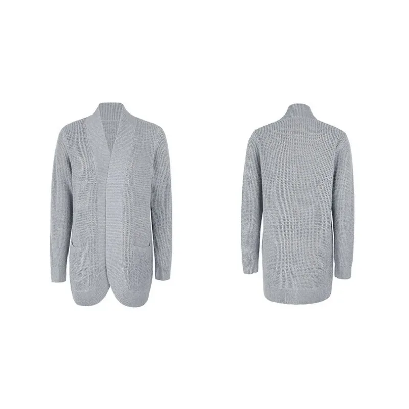 Autumn Long Coat Women Jumper Pull Femme Loose Knitted Ladies Outerwear Ropa Mujer Fashion Cardigan Jacket Sweater Woman Clothes