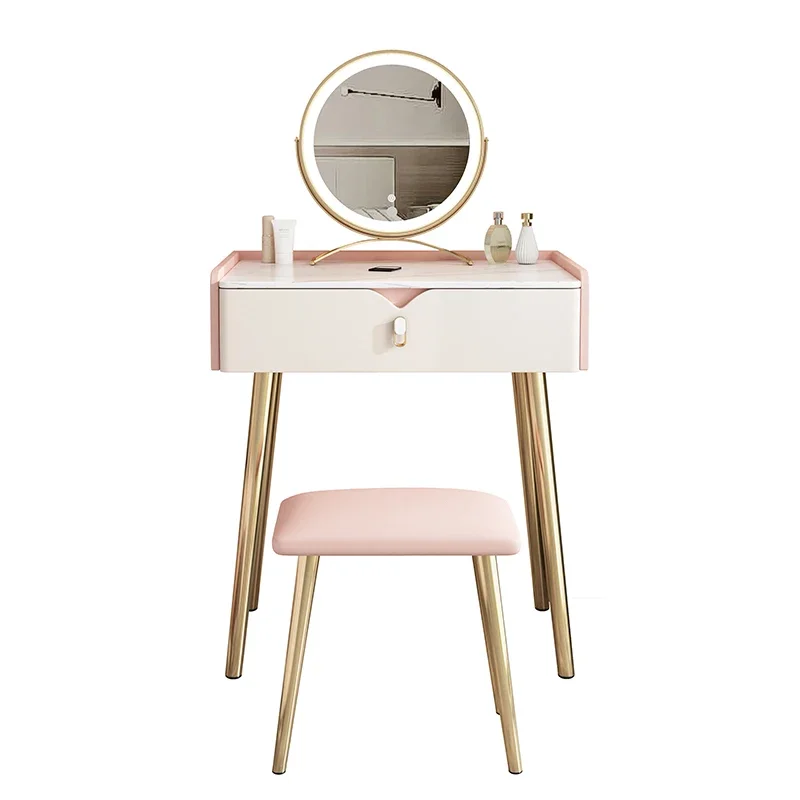 

Narrow Dressing Table Girls Small Mirror Light Dressing Table Vanity Mobile Coiffeuse De Chambre Furniture