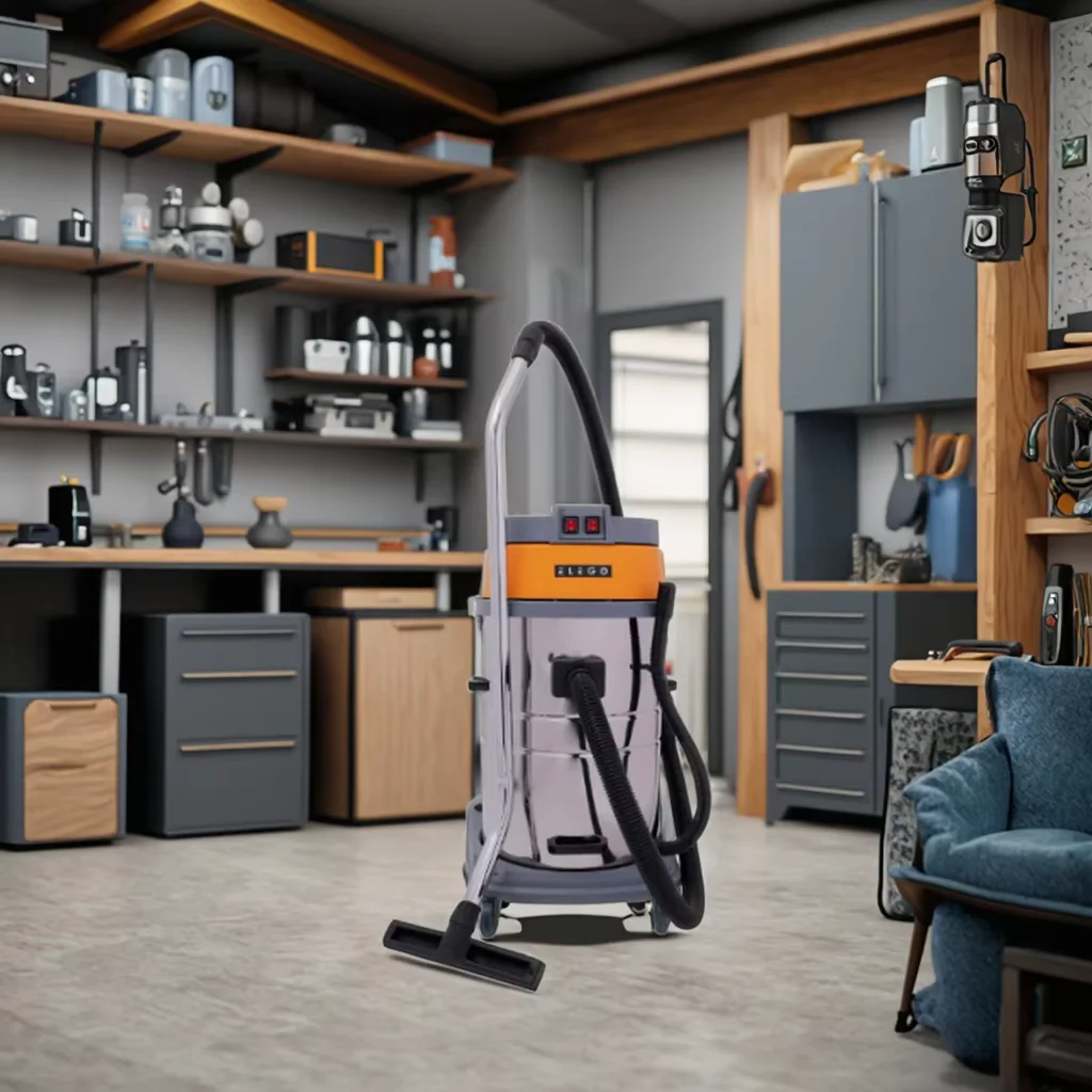 

Промышленный пылесос высокой мощности 3600 Вт для отелей, автомойки с всасывающей способностью 80 литров