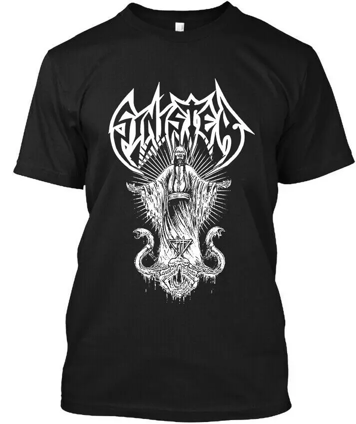 Limited NEW! Sinister Netherlands Death Music Group Art Logo T-Shirt Size S-4XL High Quality 100%Cotton Short Sleeve