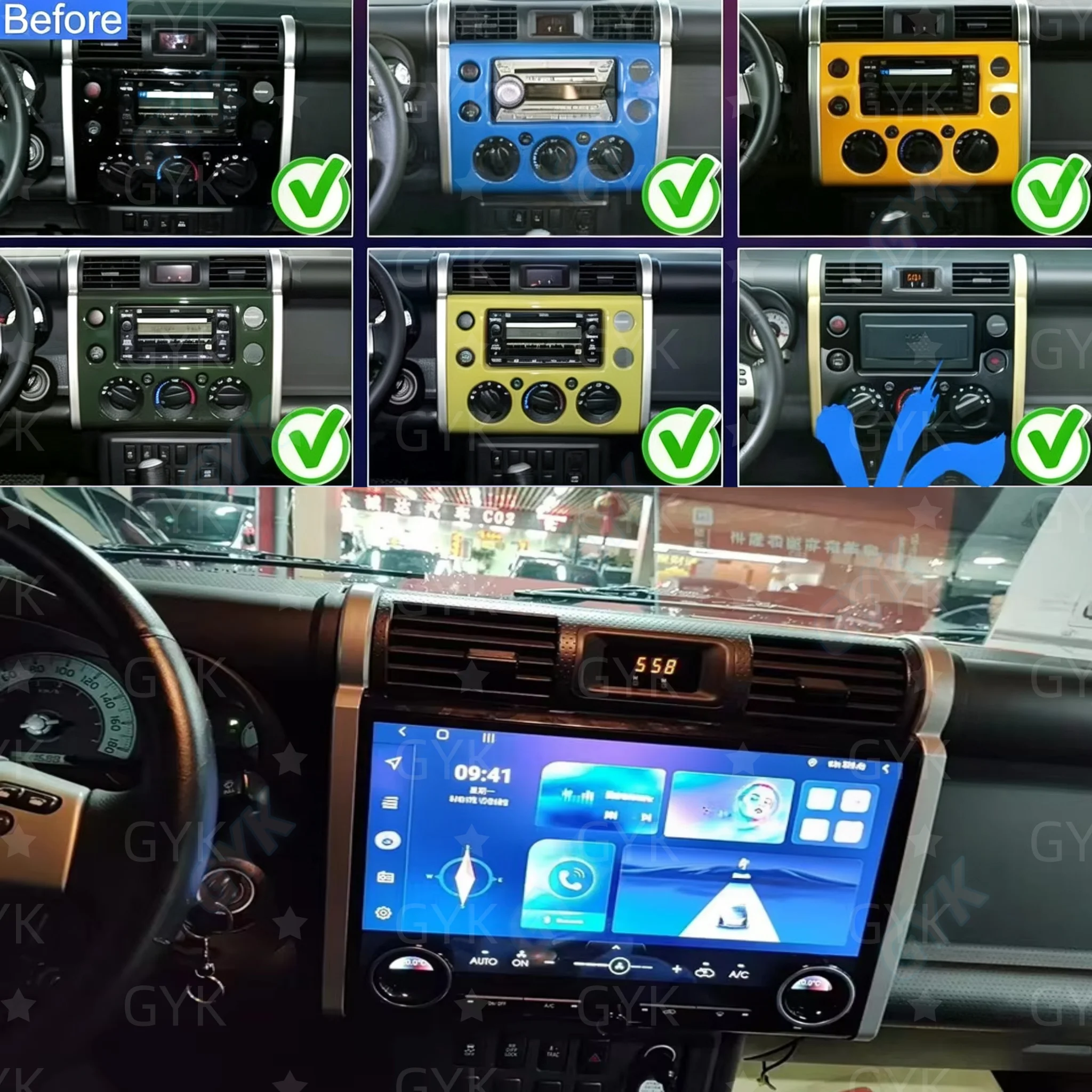 Wireless Carplay Multimedia Car Radio For Bentley Flying Spur Continental GT 2005-2019 Android Bluetooth GPS DSP Navigation 4G