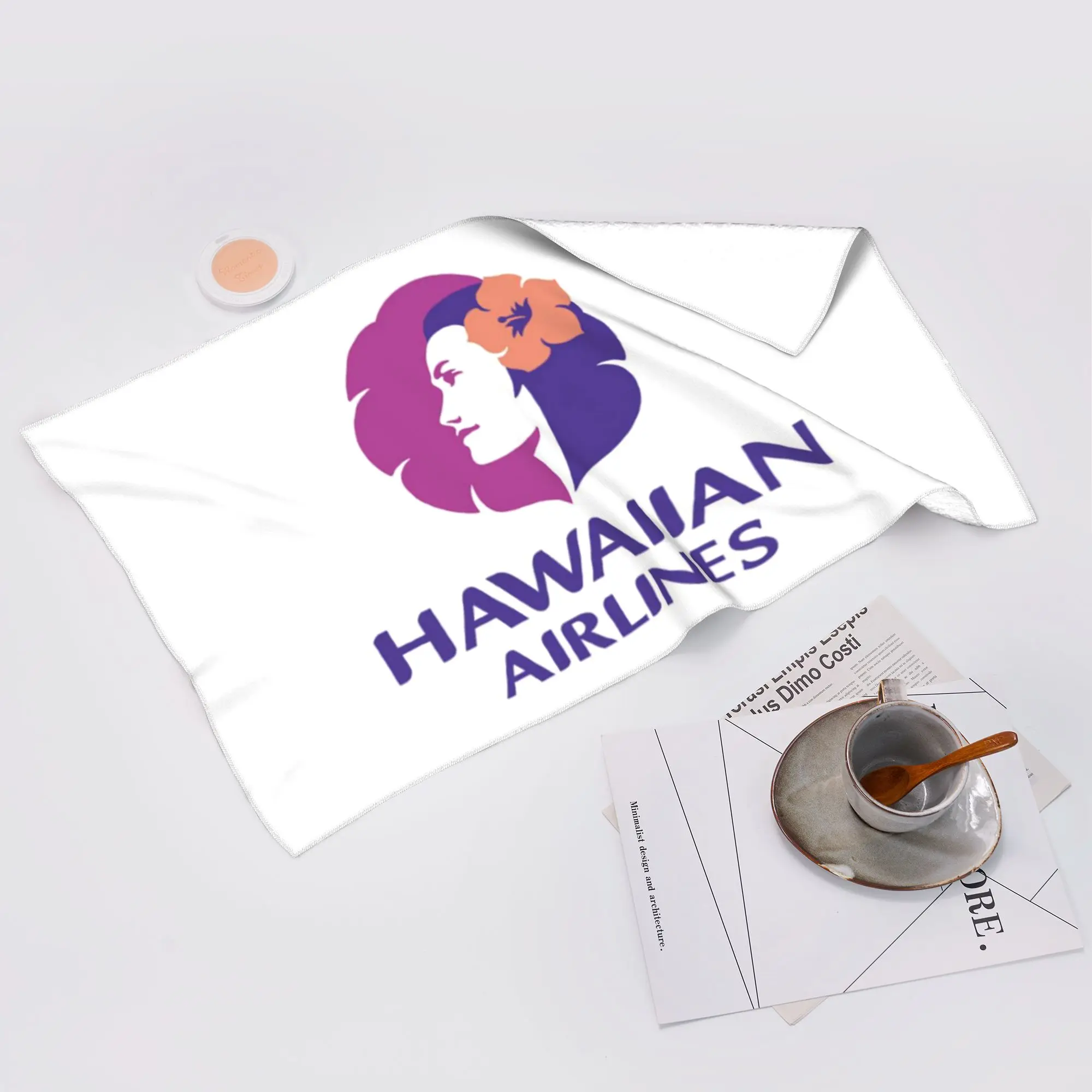 Custom Hawaiian airlines Herc Travel End of Southern Summer Sale Soft Face Towel Quick Dry Pool Bath Cotton Towels Breathable