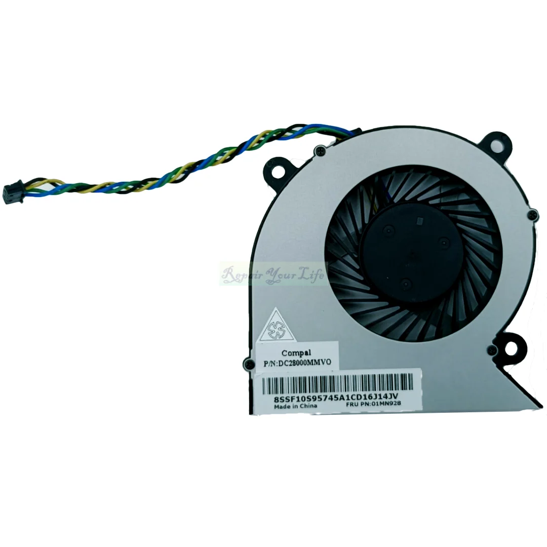 

AIO CPU Cooling Fan for Lenovo ideacentre A340-24IWL A340-24IGM 22igm All-in-One PC Cooler Fans 01MN928 SF10S95745 DC28000MMD0