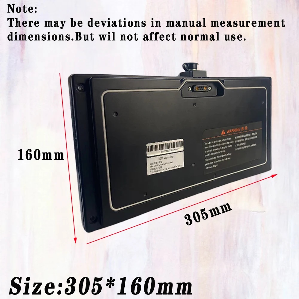 2024 54.8V 4400mAh 3-pin Li-ion battery pack can be connected to the APP, suitable for the Xiaomi No. 9 balanced car battery