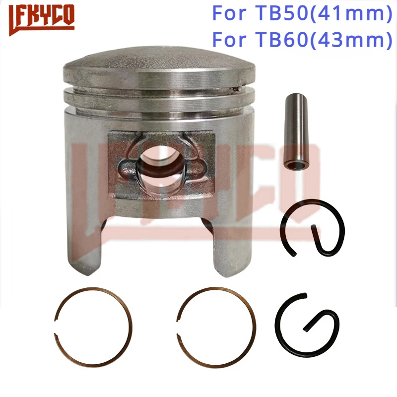 Engine Parts 41mm 43mm Bore for Suzuki TB 50 60 TB50 TB60 GEELY50 50CC 60CC Cylinder Piston Pin Rings Kit Motorcycle Accesories