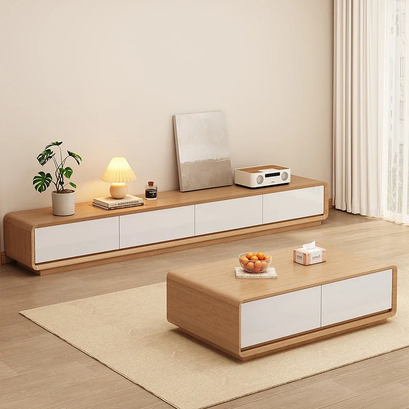 

long wooden tv table Large size chinese cheap aesthetic design luxury cheap accent tv stands Simple archivadores home products
