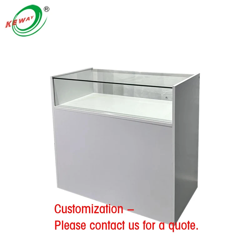 custom.KEWAY Wooden Cash Register Wrap Counter Stand Reception Desk Retail Retail Display Checkout Cashier Counter