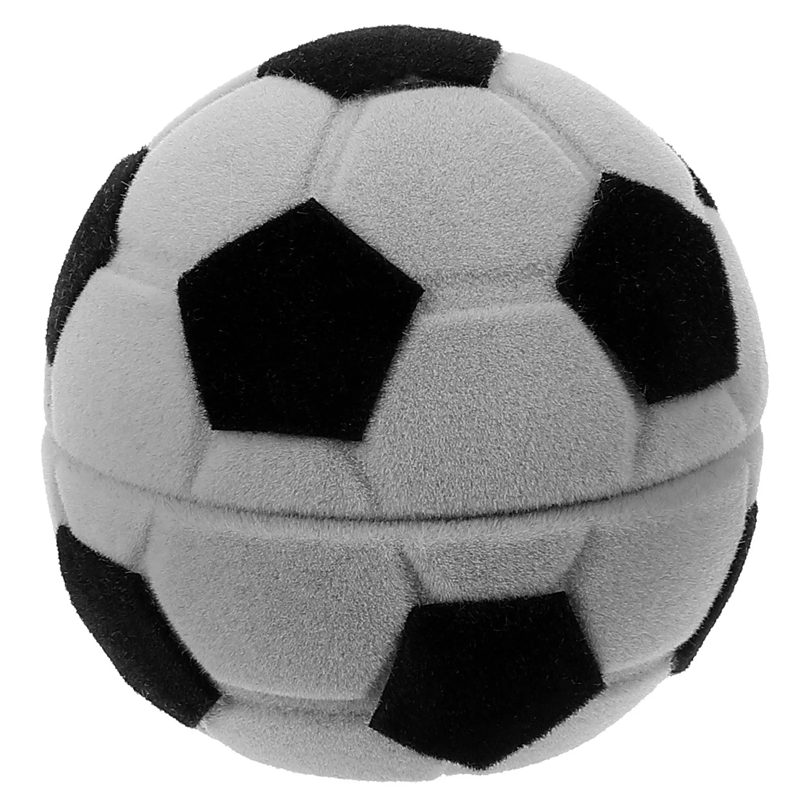 Silk Jewelry Box Lightweight Soccer Shape Ring Holder Organizer Engagement Ring Case Wedding Ceremony Jewelry Display