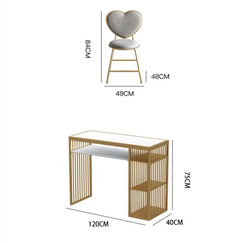 Красота Профессиональное оборудование Салон Мебель Маникюрный стол для ногтей со стульями