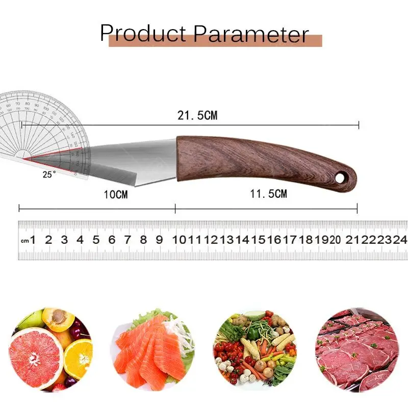 Fruit Knife Stainless Steel Professional Kitchen Paring Knife Cutting Knives Grafting Special Knife Multi-function Knife