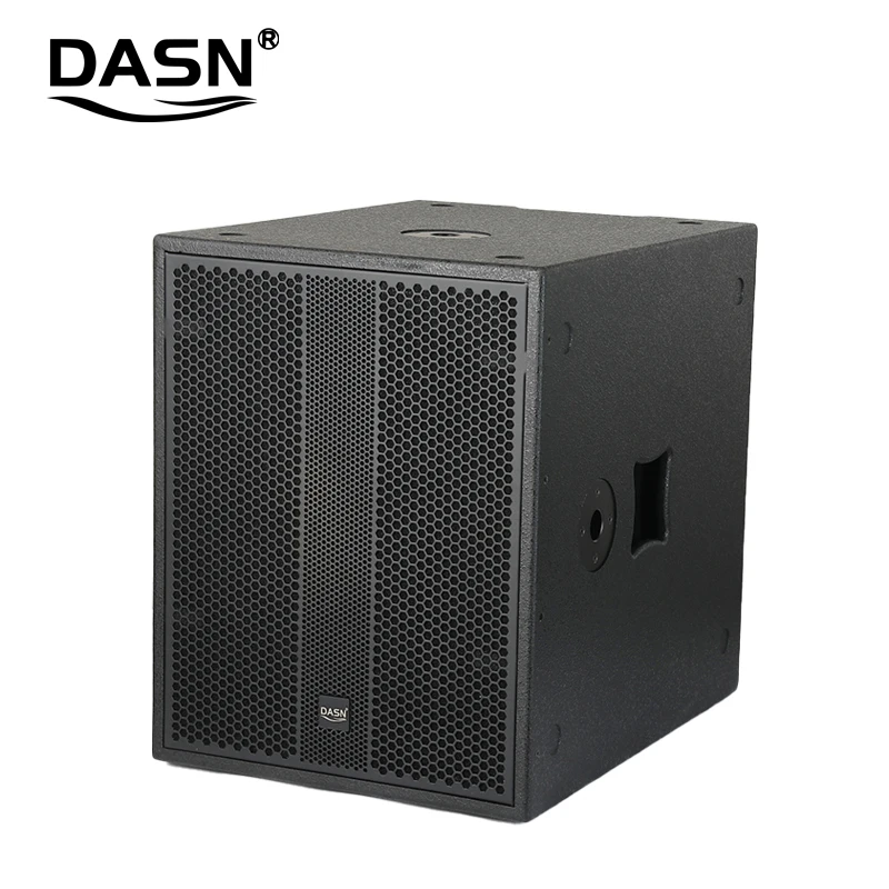 DASN Q15SDA Active 15 Inch 700W RMS Wooden Professional audio subwoofer Speaker Outdoor Concert Sound System for Stage