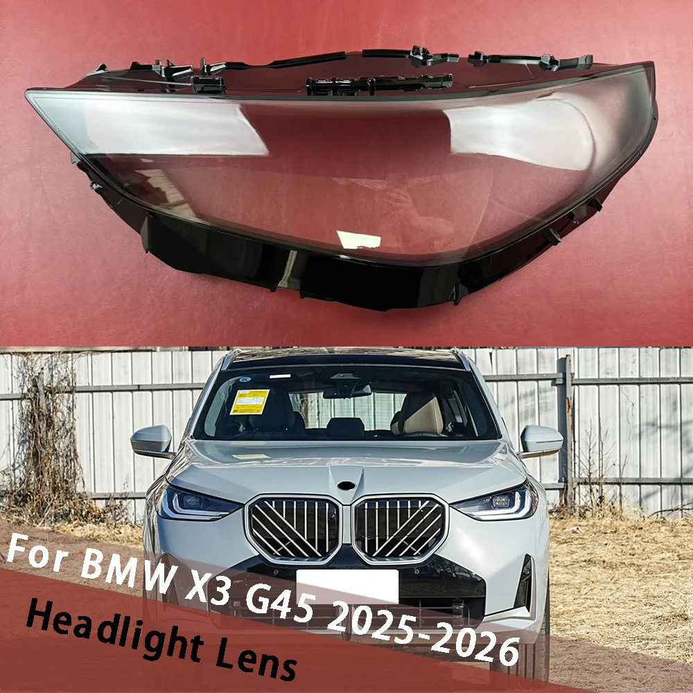 

Чехол для автоматической фары для BMW X3 G45 2025 2026, крышка для автомобильной фары, абажур, крышка для фары, корпус капота