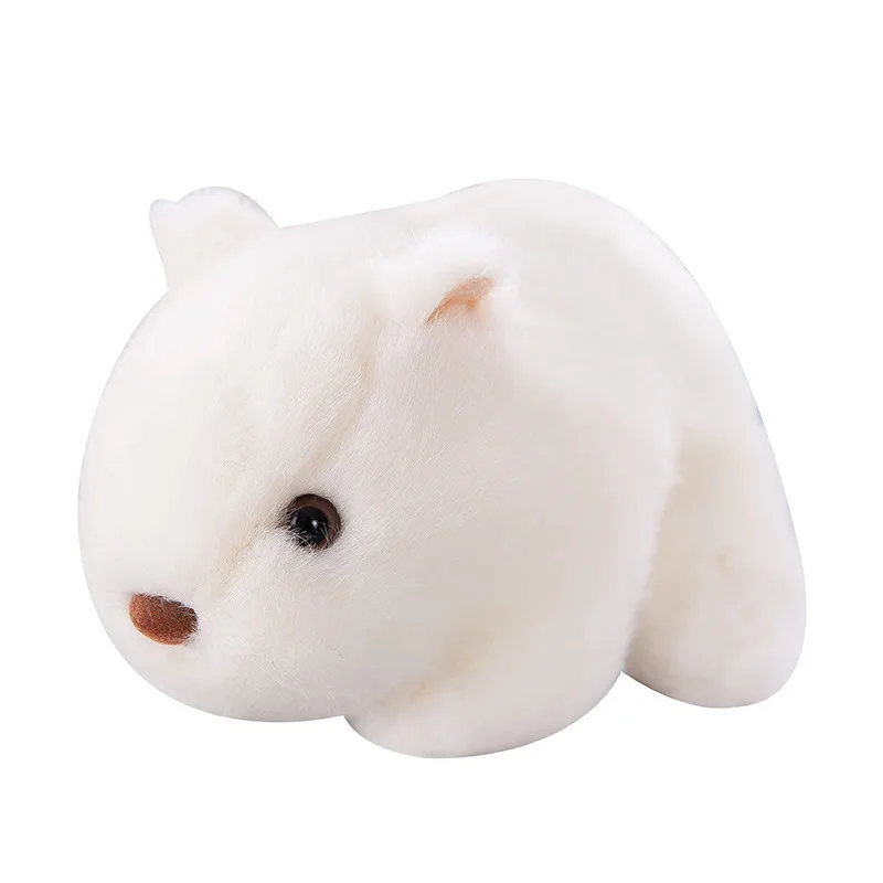 Lindo peluche Kawaii hámster muñeco de peluche juguete suave para niños regalo de cumpleaños creativo lindo juguete peludo para niños