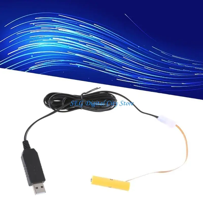 

U75B USB Power Converter Power Battery Eliminators for 4x 1.5V LR03 Battery