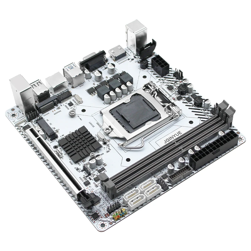 Imagem -03 - Placa-mãe Jginyue-itx Lga 1150 Intel i3 i5 i7 e3 Cpu Ddr3 1600mhz 16gb M.2 Nvme Sata Usb 3.0 Vga Hdmi Mini-itx H97i Mais